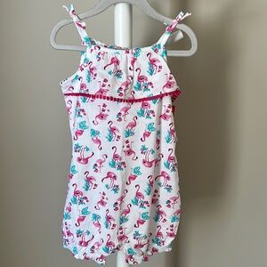✨NEW Joe Fresh Flamingo Romper 18-24 Months